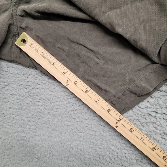 Caribbean Shorts Mens 40 Gray Cargo Outdoor Casual 9 Inseam Pockets Silk Pleated - Picture 11 of 11